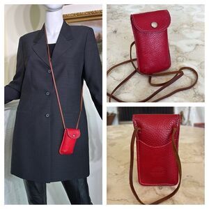 Vintage Roots Leather Mini Crossbody Case